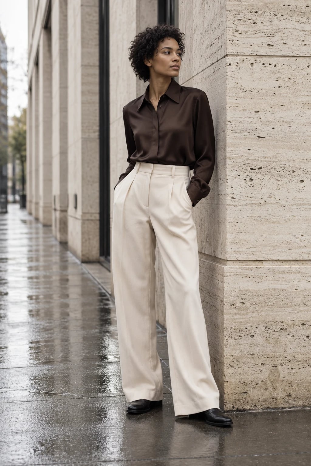 Out in the world, illustrative fashion photography